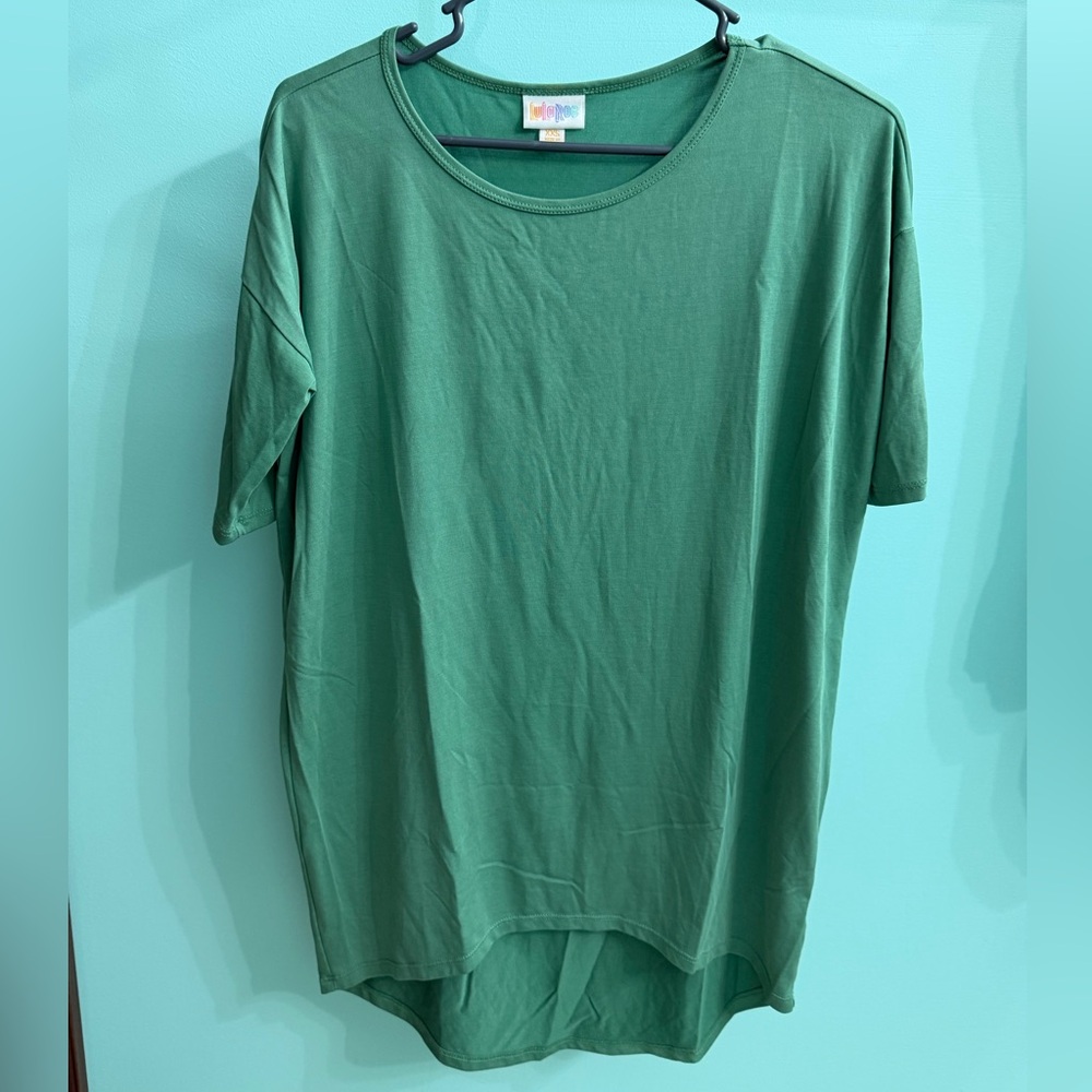 LuLaRoe Green Women's Tunic Top Size XXS
